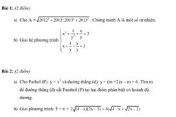 Đề thi chuyên toán vào lớp 10 tỉnh Hưng Yên năm 2012 - 2013